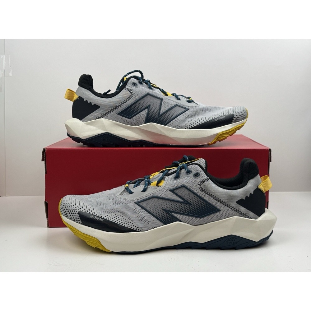 New Balance DynaSoft Nitrel v6 Trail Running Shoes Men's 14 Grey/Green MTNTRLY6